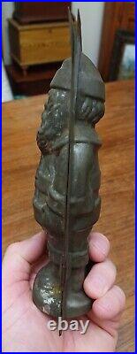 1 Antique Tin Santa Belsnickel Christmas Chocolate Mold