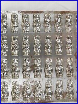 123/251 Vintage Chocolate/candy Mold 3190 55 Rabbits Rabbit 2 Total Siz