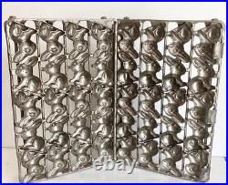 1935 Anton Reiche 28584 20 Rabbits Hinged Antique Chocolate Candy Mold