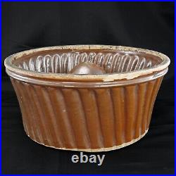 19th Century French Glazed Pottery Turks Food Mold