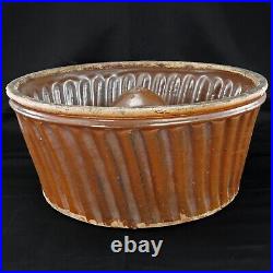 19th Century French Glazed Pottery Turks Food Mold