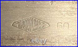 (2) Antique Bodderas Erndtebruck Germany Mold #2300 SANTA CLAUS Chocolate Mold