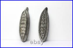 2 Antique German Chocolate Marzipan Molds 1890-1900 3.5 2 Antique German Chocolate Marzipan Molds 1890-1900 3.5