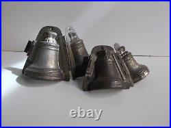 2 x Antique Anton Reiche Bell Chocolate Molds Dresden Germany