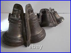 2 x Antique Anton Reiche Bell Chocolate Molds Dresden Germany