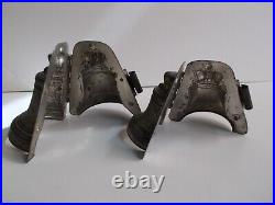 2 x Antique Anton Reiche Bell Chocolate Molds Dresden Germany