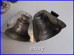 2 x Antique Anton Reiche Bell Chocolate Molds Dresden Germany