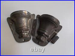 2 x Antique Anton Reiche Bell Chocolate Molds Dresden Germany