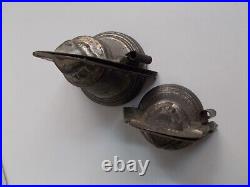 2 x Antique Anton Reiche Bell Chocolate Molds Dresden Germany