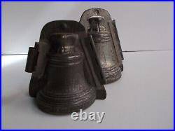 2 x Antique Anton Reiche Bell Chocolate Molds Dresden Germany