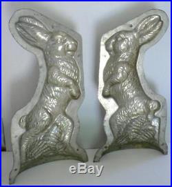 20 Huge Antique Weygandt Walking Rabbit 229 Agent Reiche Chocolate Mold