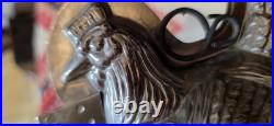 20th C. Stunning Antique Letang Fils 940 French 2-Part Hen Chocolate Mold 4.1 oz