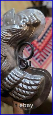 20th C. Stunning Antique Letang Fils 940 French 2-Part Hen Chocolate Mold 4.1 oz