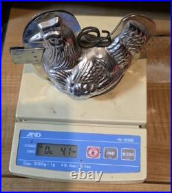 20th C. Stunning Antique Letang Fils 940 French 2-Part Hen Chocolate Mold 4.1 oz