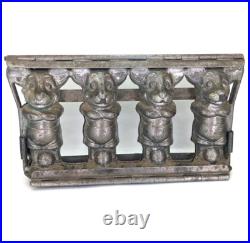 4 Mouse Chocolate Metal Mold 27121 Mickey Antique Rodda Candy Co Anton Reiche