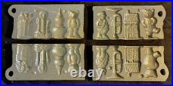 4 Vintage 1990s John Wright Cast Iron Molds Christmas Holidays Gnome Bears Lot 4 Vintage 1990s John Wright Cast Iron Molds Christmas Holidays Gnome Bears Lot