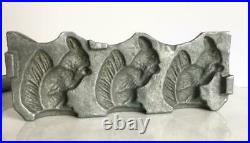 7 Antique T Mills #155 Squirrel Clear Hard Toy Candy Mold Chocolate
