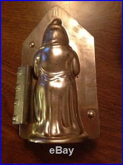 A Pair Of Anton Reiche Antique Chocolate mold Santa/ Father Christmas