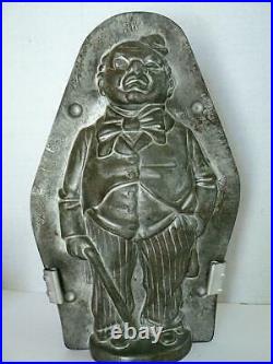 A3 Rare Anton Reiche Big 10 Clown Man 15539 1914-28 Chocolate Mold Antique
