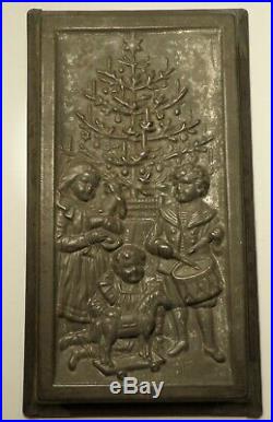 ANTIQUE ANTON REICHE CHRISTMAS POSTCARD CHOCOLATE MOLD No. 522 CHILDREN TOYS