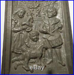 ANTIQUE ANTON REICHE CHRISTMAS POSTCARD CHOCOLATE MOLD No. 522 CHILDREN TOYS