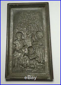 ANTIQUE ANTON REICHE CHRISTMAS POSTCARD CHOCOLATE MOLD No. 522 CHILDREN TOYS