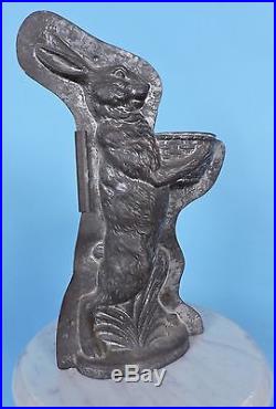 Antique Anton Reiche Made In Germany Large Standing Rabbit Chocolate Mold