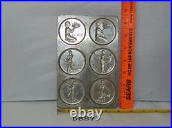ANTIQUE ANTON REICHE TJOKLAT DANCERS CHOCOLATE MOLD FAMOUS DUTCH CHOCOLATE Rare