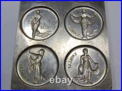 ANTIQUE ANTON REICHE TJOKLAT DANCERS CHOCOLATE MOLD FAMOUS DUTCH CHOCOLATE Rare