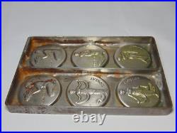 ANTIQUE ANTON REICHE TJOKLAT DANCERS CHOCOLATE MOLD FAMOUS DUTCH CHOCOLATE Rare