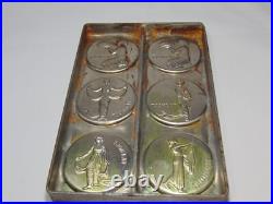 ANTIQUE ANTON REICHE TJOKLAT DANCERS CHOCOLATE MOLD FAMOUS DUTCH CHOCOLATE Rare
