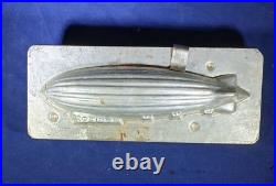 ANTIQUE HINDENBURG AIRSHIP ICE CREAM or CHOCOLATE MOLD