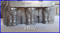 ANTIQUE METAL CHOCOLATE CANDY MOLD KEWPIE BABY DOLL OLD TINNED #1980 Germany