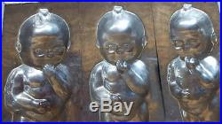 ANTIQUE METAL CHOCOLATE CANDY MOLD KEWPIE BABY DOLL OLD TINNED #1980 Germany