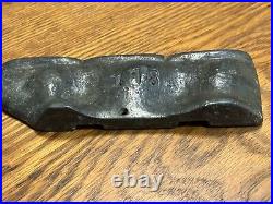 ANTIQUE MILLS # 178 CAST IRON 3 Frog On Bicycle CANDY MOLD (1/2 Of Mold)