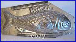 ANTIQUE VINTAGE FISH CHOCOLATE MOLD. MADE BY MATFER PARIS, FRANCE 12 long