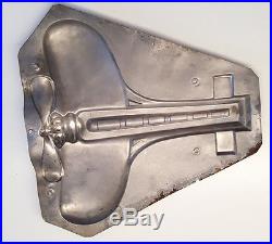 ANTIQUE VINTAGE FRENCH CHOCOLATE MOLD very large plane