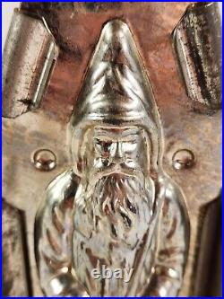 ANTIQUE VINTAGE SANTA CHOCOLATE MOLD 6'' LeTang Paris, France No. 150 FastShip