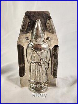 ANTIQUE VINTAGE SANTA CHOCOLATE MOLD 6'' LeTang Paris, France No. 150 FastShip