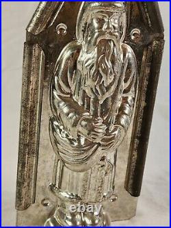 ANTIQUE VINTAGE SANTA CHOCOLATE MOLD 8'' LeTang Paris, France No. 200