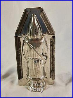 ANTIQUE VINTAGE SANTA CHOCOLATE MOLD 8'' LeTang Paris, France No. 200