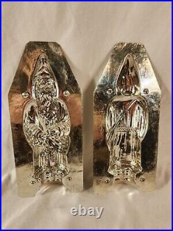 ANTIQUE VINTAGE SANTA CHOCOLATE MOLD 8'' LeTang Paris, France No. 200