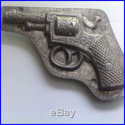 ANTON REICHE Antique Metal Chocolate Mold GUN PISTOL VERY RARE