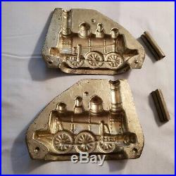ANTON REICHE Antique Vintage Chocolate Mold TRAIN LOCOMOTIVE STEAM ENGINE #9954