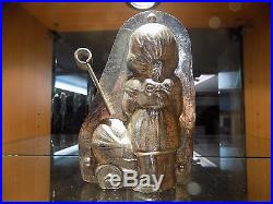 Anton Reiche Lady Whit Baby Chocolate Mold Mould Vintage Antique