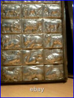 Animals Lecerf 7064 Chocolate Mold Mould Molds Vintage Antique