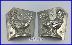 Antique 1 Holiday Van Emden New York Chocolate Mold Rooster Germany 8435 5 X 4