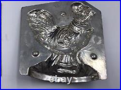 Antique 1 Holiday Van Emden New York Chocolate Mold Rooster Germany 8435 5 X 4