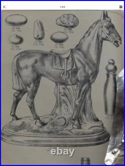 Antique 10 Kutzscher 5573 Horse With Saddle Chocolate Mold