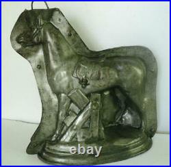 Antique 10 Kutzscher 5573 Horse With Saddle Chocolate Mold